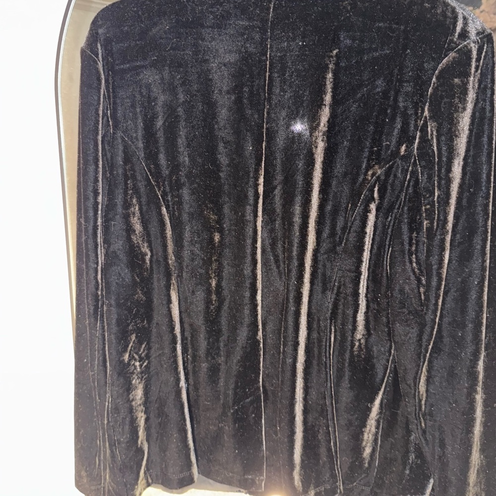 Ava & Viv Black Velvet Blazer - Picture 8 of 8
